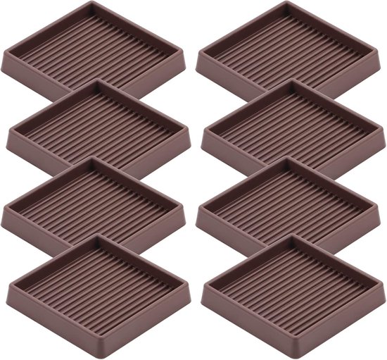 3x3 Zoll Große Rutschfeste Möbelgleiter Aus Gummi - Rutschfeste Möbelköpfe Und -füße - Rutschfeste Bodenschoner Für Bett Und Sofa