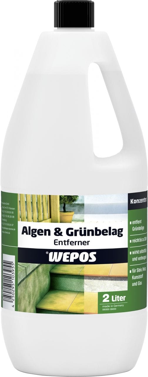 Wepos Algen- und Grünbelagentferner 2 l Reiniger