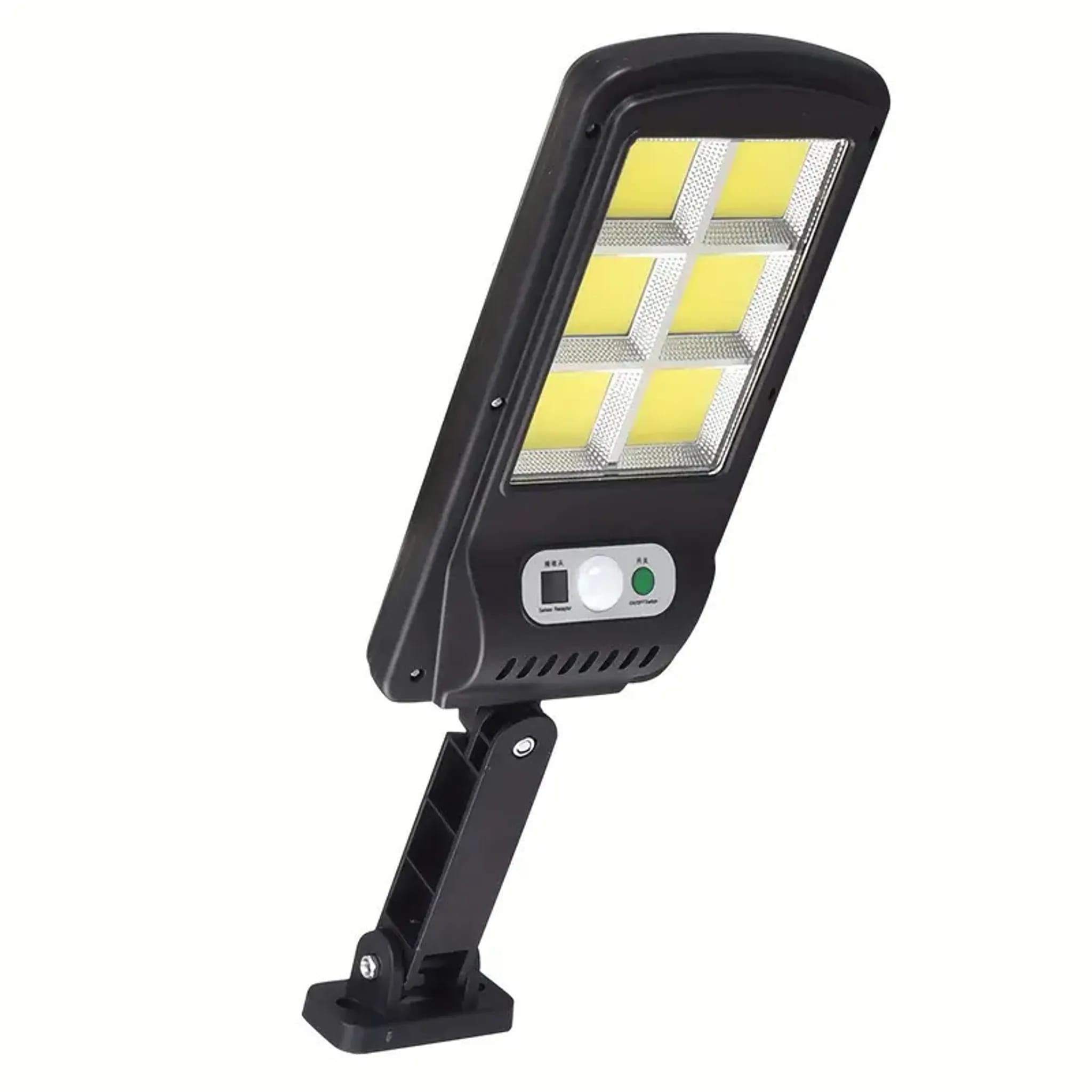 Solarbetriebene Außenleuchte, 1800 Lumen, Mit Bewegungsmelder, Led-außenstrahler