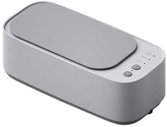 Tragbarer Hochfrequenz-ultraschallreiniger, Multifunktionstimer, Weiß