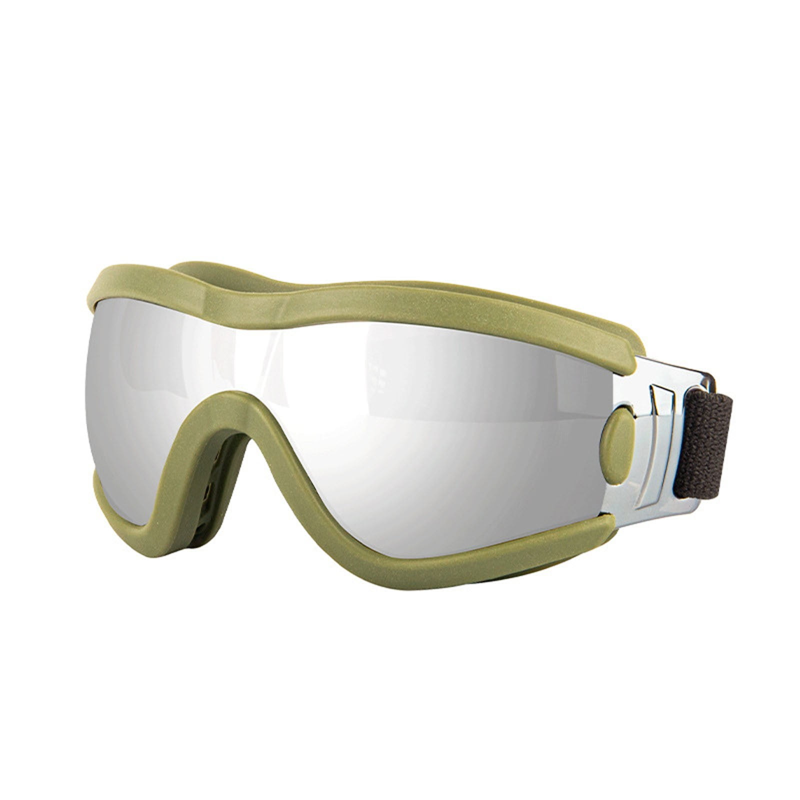 Große Haustierbrille, Uv-schutz, Winddicht, Hunde-sonnenbrille Mit Verstellbarem Riemen, 1 Paar, Beschlagfrei, Für Autofahren Im Freien, Für Große Hunde, Militärgrün.