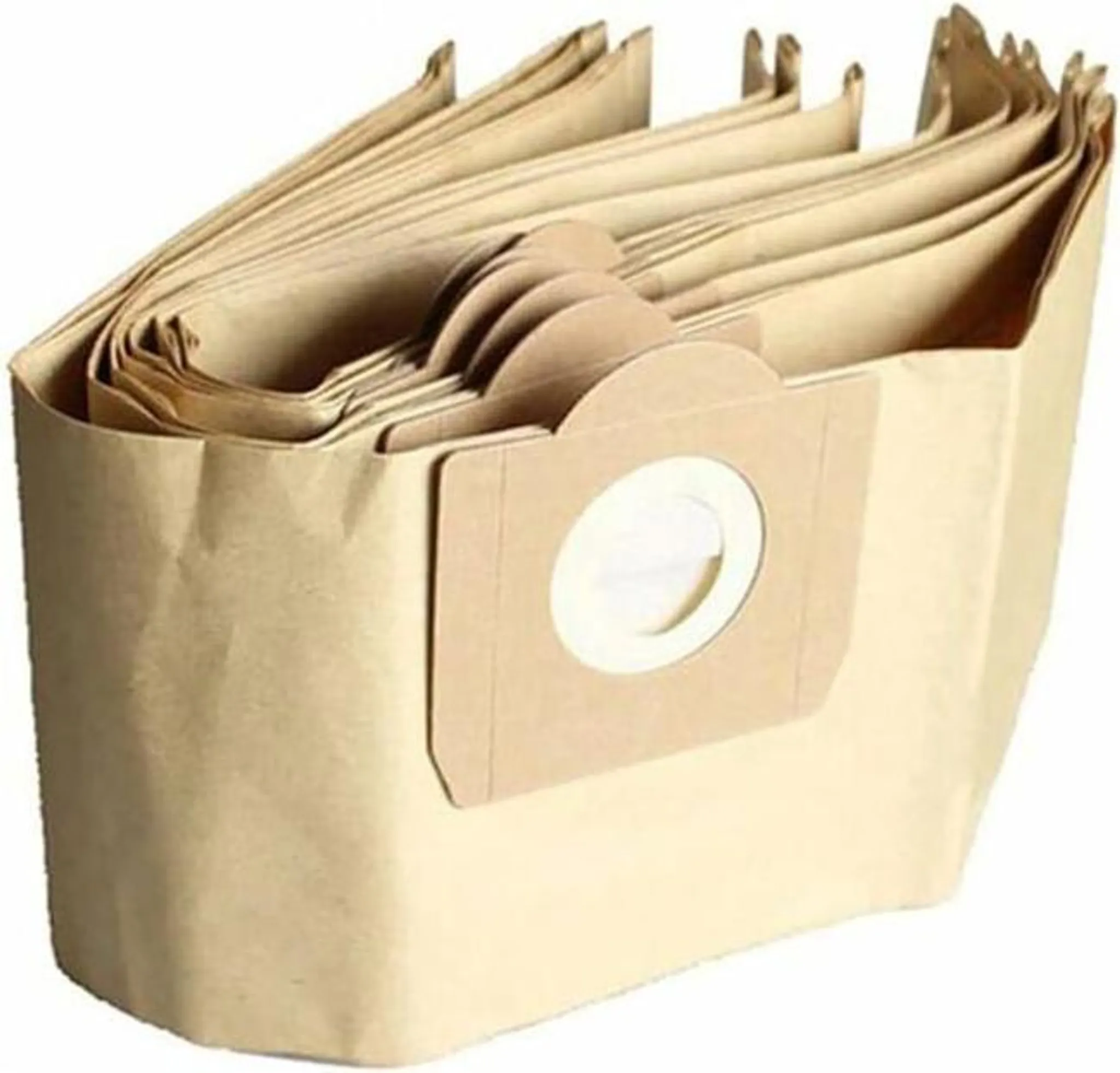 5er-packung Gerader Staubbeutel Für Kärcher Nt20, Nt25, Nt30, Mv3, Wd3, Wd3200, Wd3300 Und A2204 Staubsauger - Ersatzzubehör.
