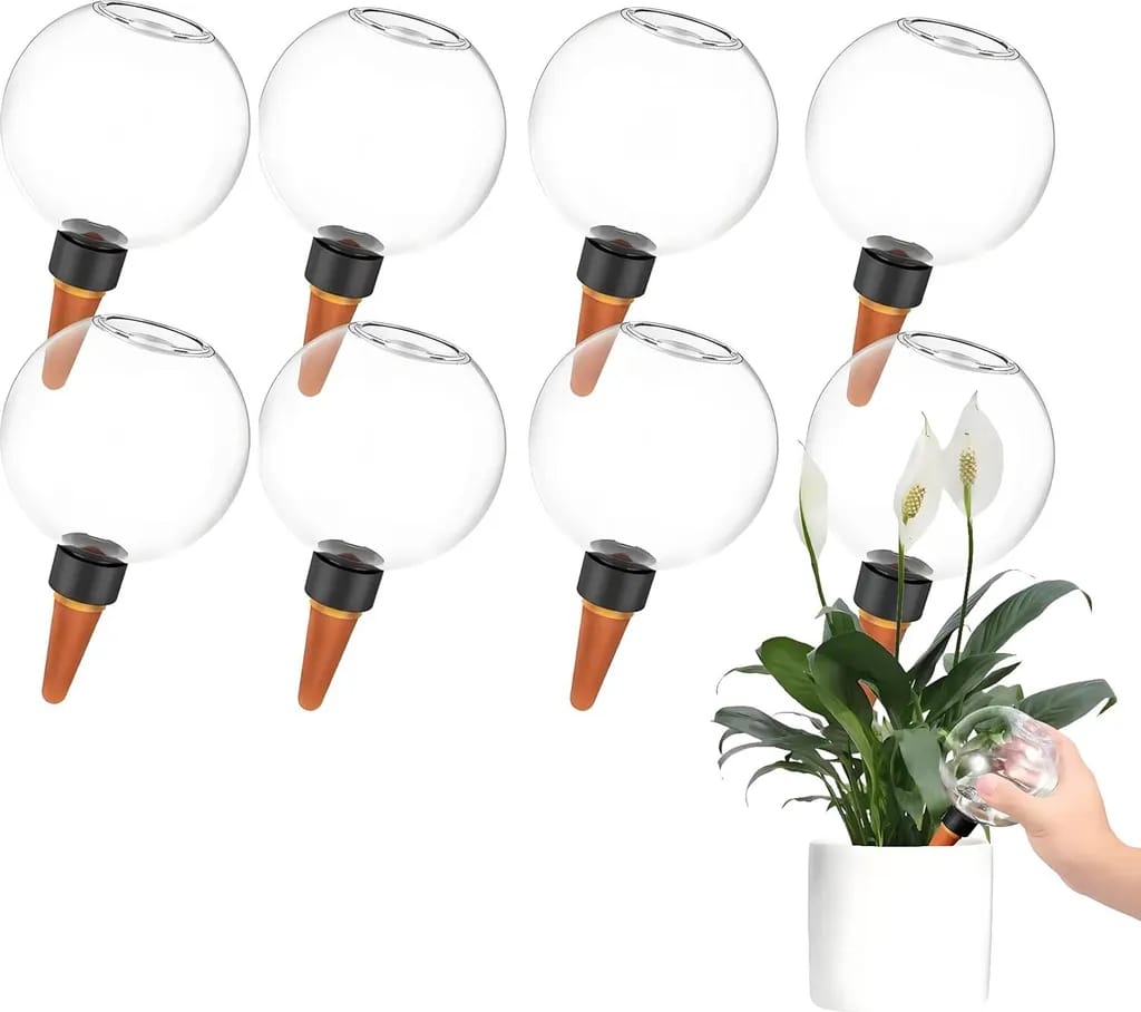 8-teiliges Automatisches Bewässerungskugel-set Für Topfpflanzen Im Innen- Und Außenbereich