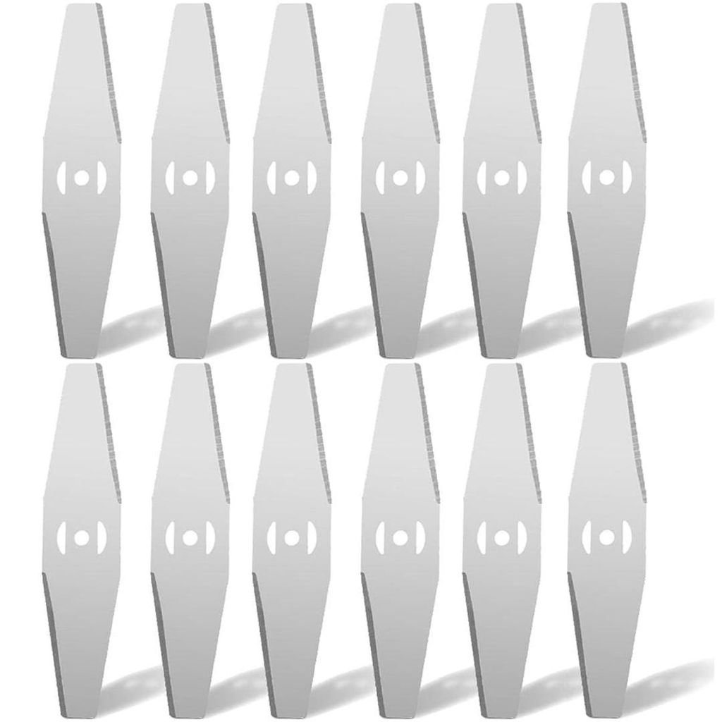 12-klingen-metallrasenmähermesser, Für 150-mm-rasenmäher, Ersatzmesser, Mäherlöcher, Metallrasenmäherzubehör.