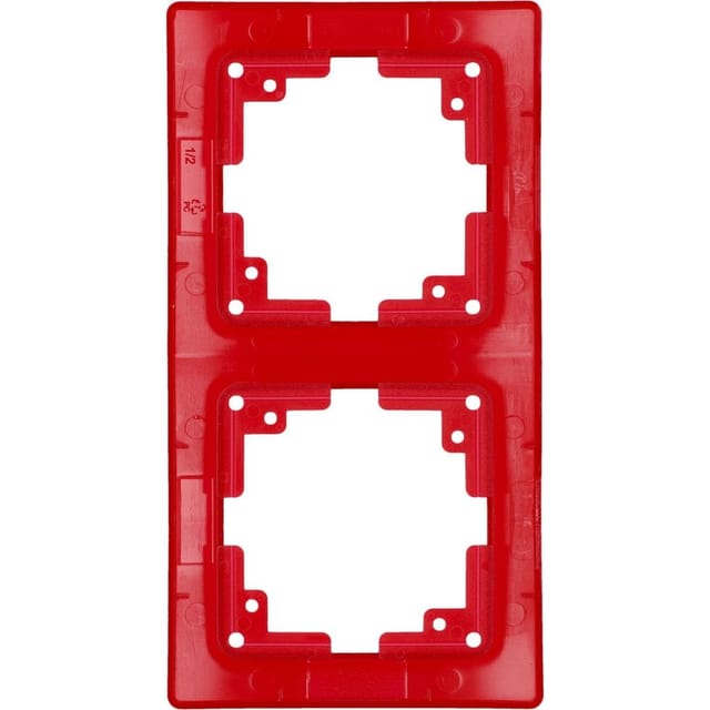 Abdeckrahmen 3f Monaco S206 rot Rahmen Blende - Unitec