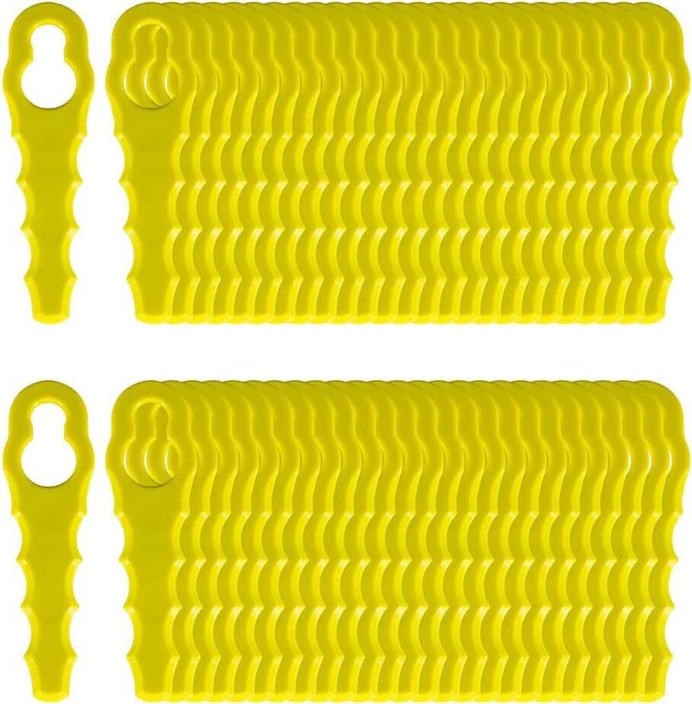 100 Ersatzmesser Für Ryobi Rac155 Hochleistungsmesser Und Schleifscheiben, Passend Für Ryobi Rac157 Und Rac158 Akku-rasenmähermesser.