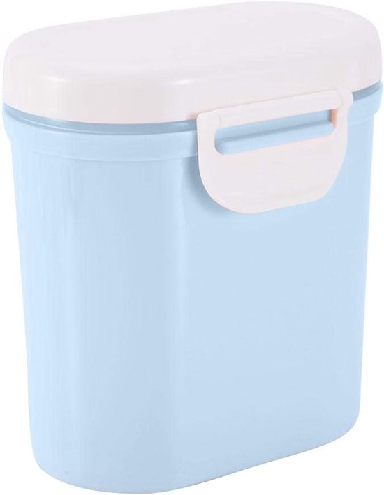 Babymilchpulver-spender, Aufbewahrungsbox Für Kindernahrung, Mikrowellengeeignet, Für Süßigkeiten, Obst, Snacks, Ideal Für Reisen Und Picknicks (l-blau)