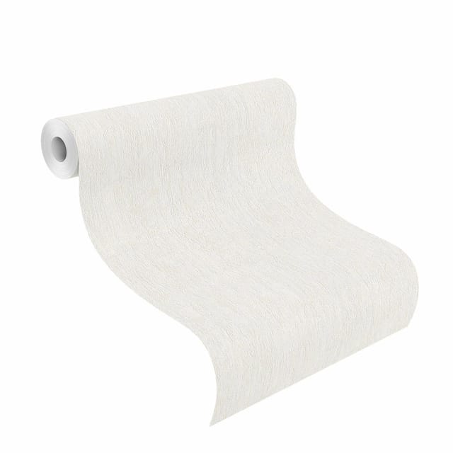 Rasch - Vliestapete 734904 Selection uni weiß 10,05 x 0,53 m Tapeten