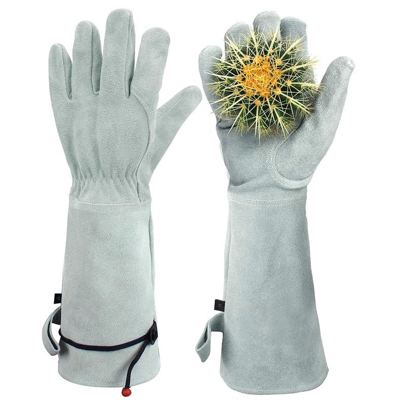 42 Cm – Extra Dick – Gartenhandschuhe Mit Langem Bündchen – Durchstichfest – Sicher – Schützend – Für Garten Und Baustelle