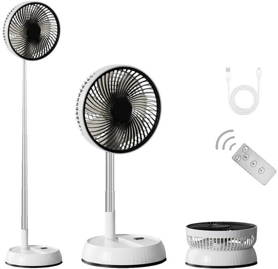 Standventilator, Sommerkühlung, Wohnzimmerkühlung, Schlafzimmerventilator, Hitzeschutz, Verstellbarer Ventilator, Ventilator Mit Fernbedienung, Leiser Ventilator, Schwarz