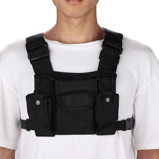 Bralette Mit Funkgerät Und Verstellbaren Schulterträgern (schwarz)