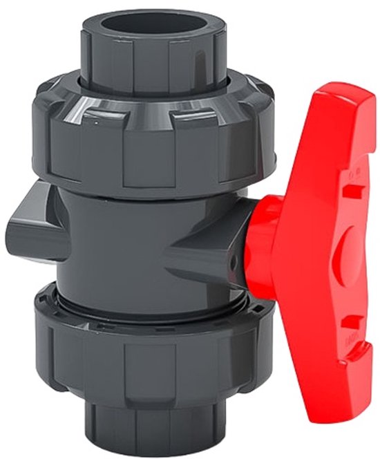 Kugelhahn-wasseranschlussarmaturen – Schlauchadapter Für Gartenaquarien – Pvc-kugelhahn – Dn50 (φ63 Mm) – 20–110