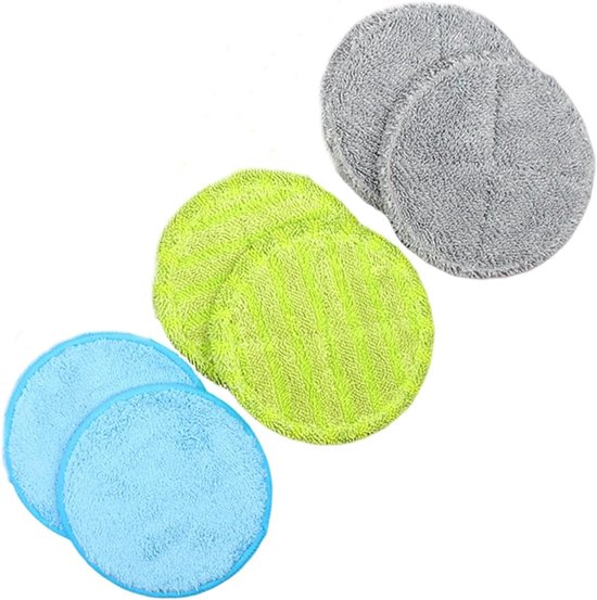 6 Stück – Ersatz-mikrofaser-wischmopppads Für Hurricane Floating Mop – Multifunktionale Ersatzpads Für Schwimmende Wischmopps, 6 X Mikrofaser-bodenreinigungspads