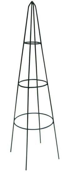 Trendline - Obelisk 150 cm Metall Rankgitter Rosenpyramide Rosenturm Rankturm