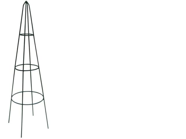 Trendline - Rosenpyramide 120 cm Spalier Metall Obelisk Rankgitter Rankturm