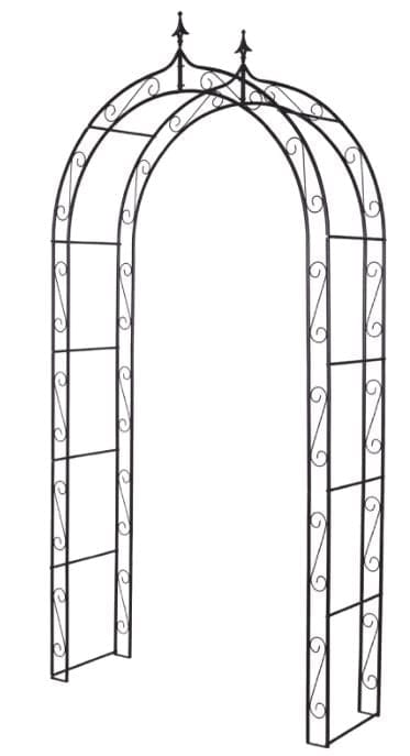 Trendline - Rosenbogen Natalia 121x40x248cm Torbogen Gartenbogen Rankgitter Stahl