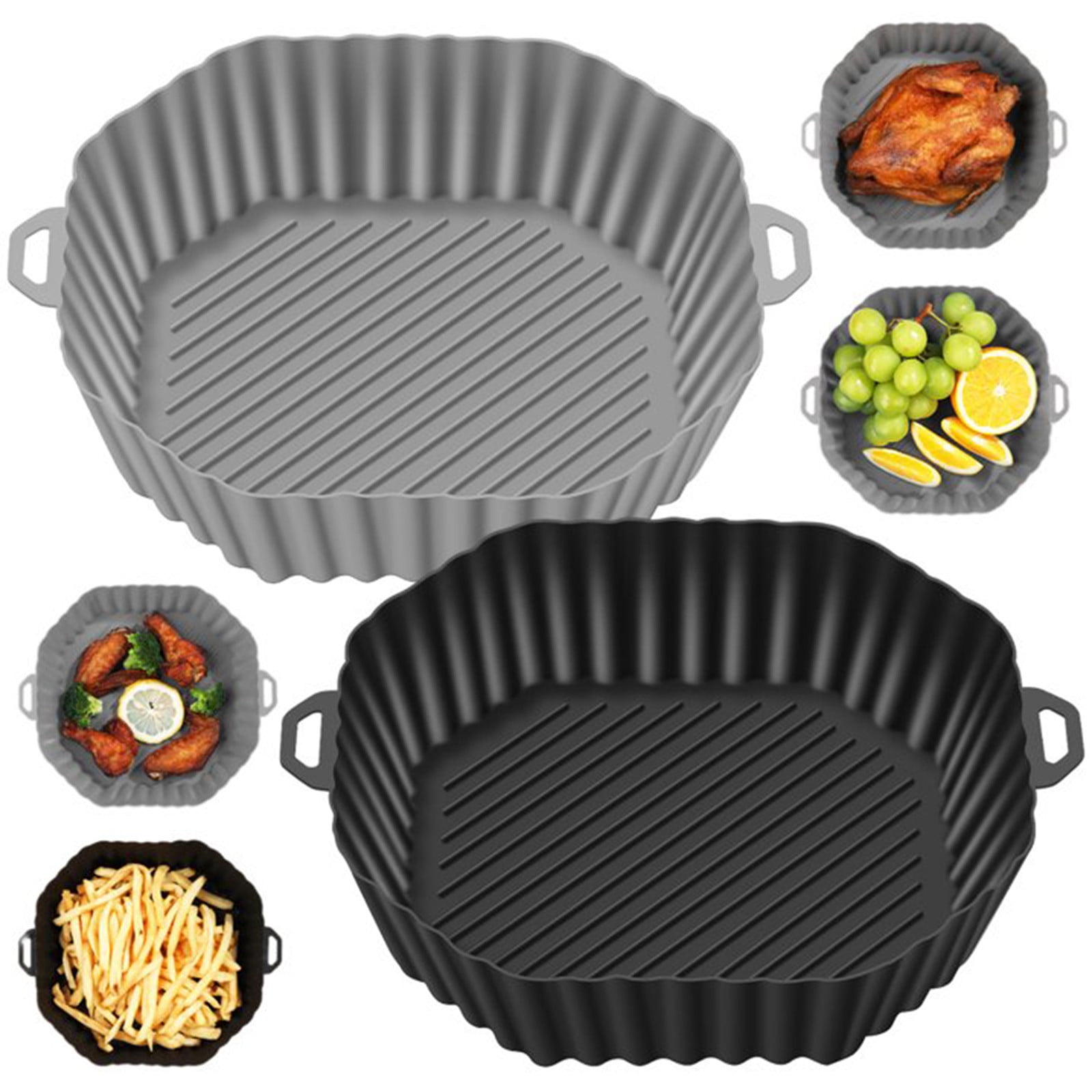 Silikonmatten Für Heißluftfritteusen, Antihaft-backofen- Und Mikrowellen-ersatzpapier, Küchenutensilien.