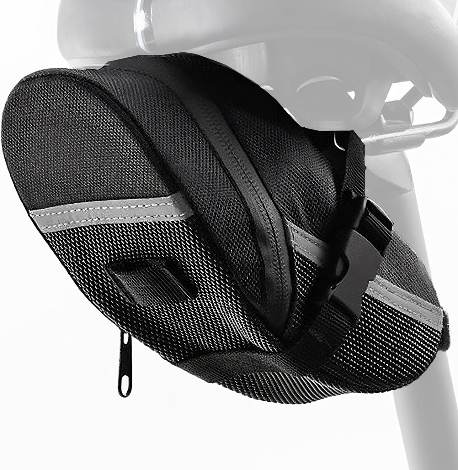 Wasserdichte, Kompakte Fahrradsatteltasche – Mit Reflektorstreifen – Geeignet Für Rennrad Und Mountainbike