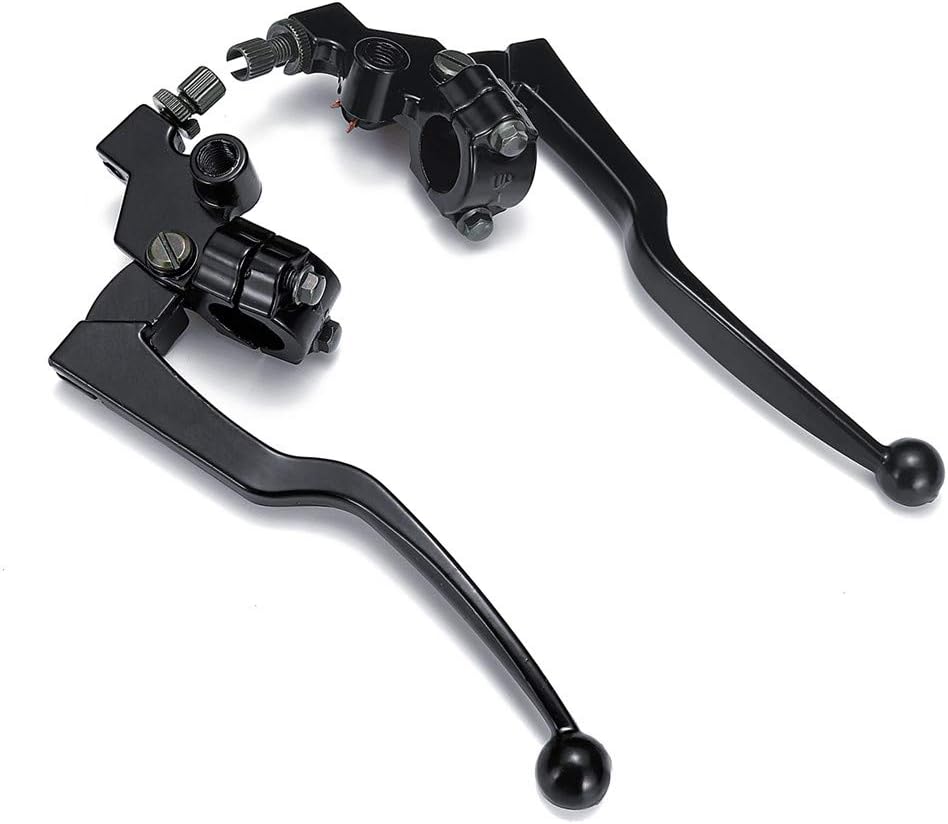 Geeignet Für Ein Paar Schwarze Aluminium-motorradbrems- Und Kupplungshebel, Kompatibel Mit Der Honda Fxd125 Cg125 Seilzug-vorderradbremse.