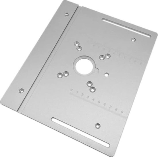 Neigbarer Tisch Für Holzbearbeitungsfräsmaschinen Aus Aluminiumlegierung, Trimm- Und Schnitzwerkzeugtisch, Sägewerkbank Für Holzbearbeitung – Silber