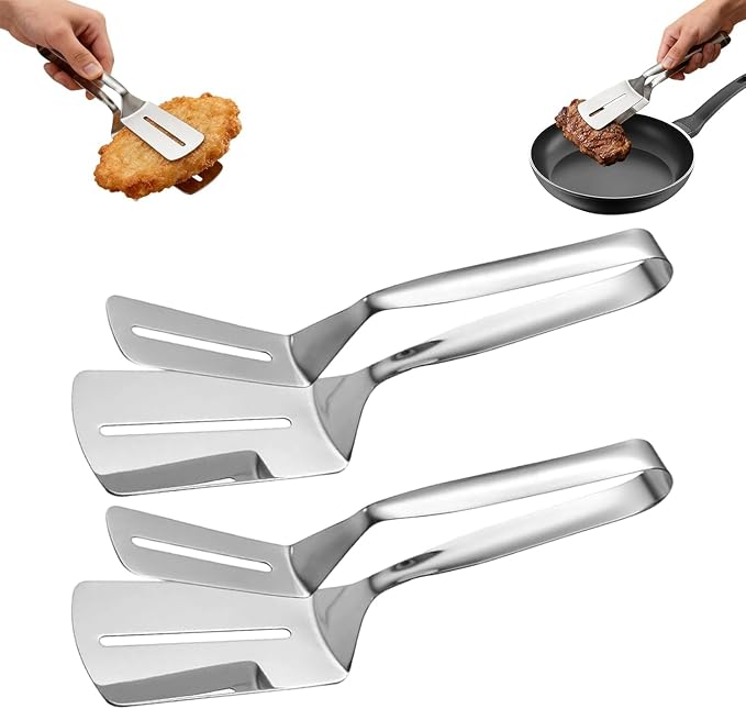 2-teiliger Grillclip Aus Edelstahl – Verbesserter, Hitzebeständiger, Verlängerter Griff