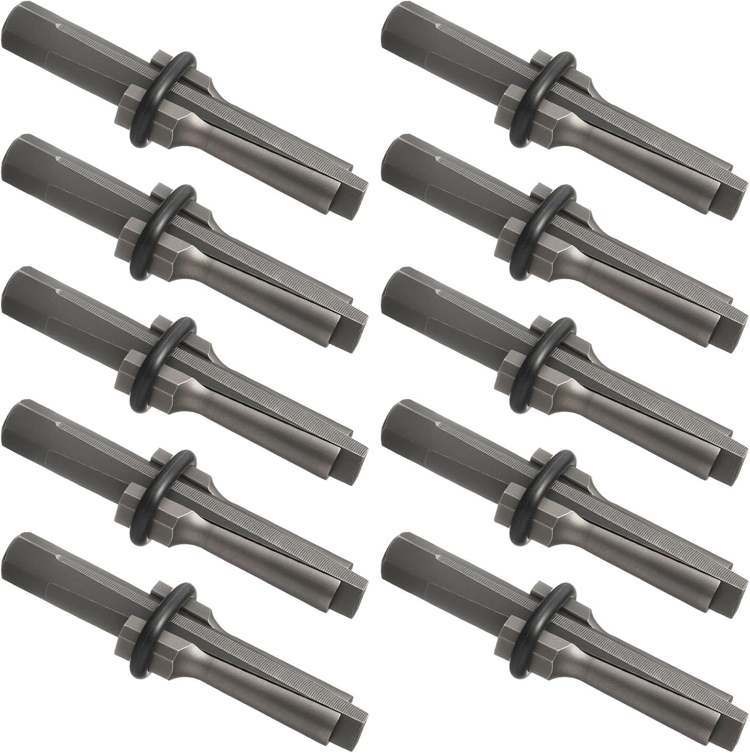 10-teiliges Spaltkeil-set (1,6 Cm) Mit Keilen Und Federpads Für Granit, Beton Und Marmor