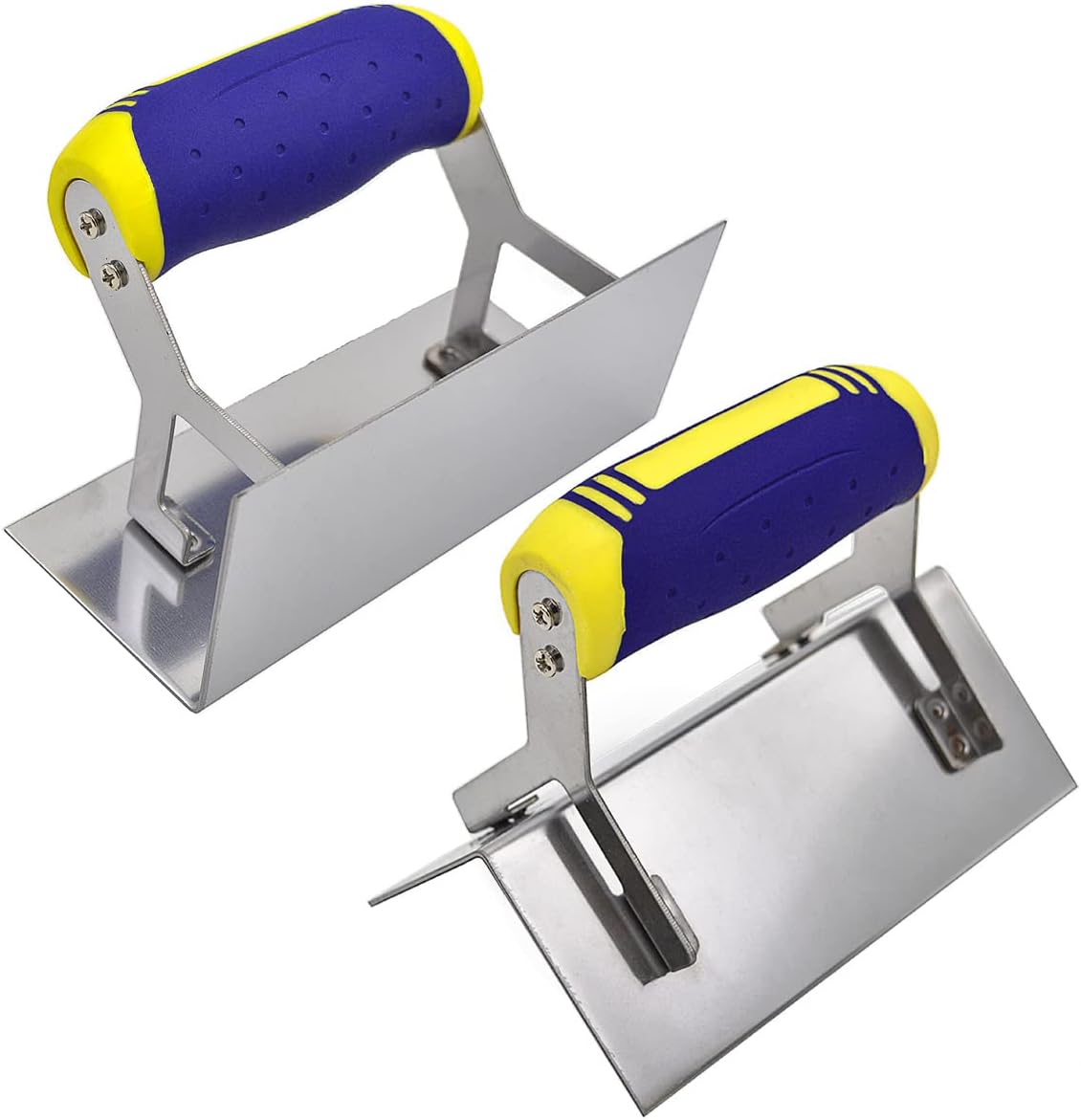 Betonwerkzeugset, Eckkellen Aus Edelstahl, 2-teiliges Set (für Innen- Und Außenecken).