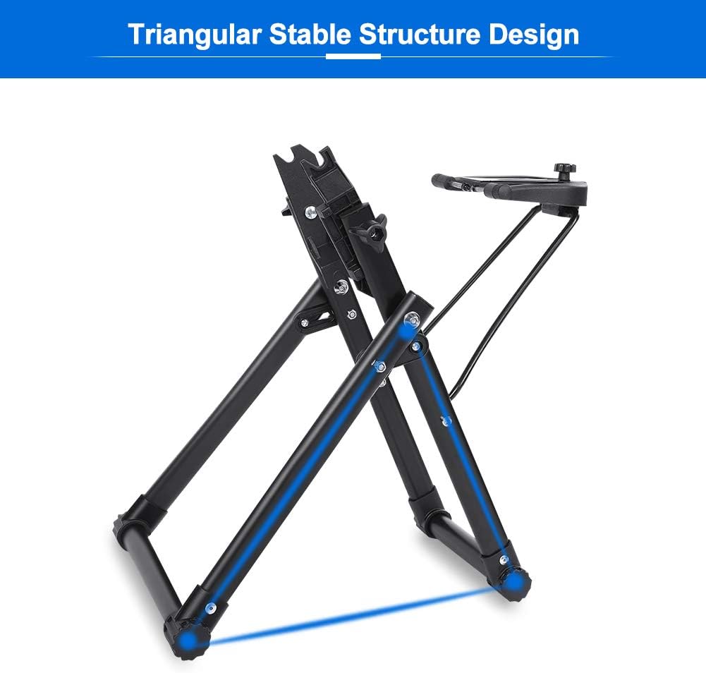 Professionelle Fahrradhalterung Aus Aluminiumlegierung, Stabile Fahrradhalterung, Universelle 16-zoll-fahrradrad-reparaturhalterung