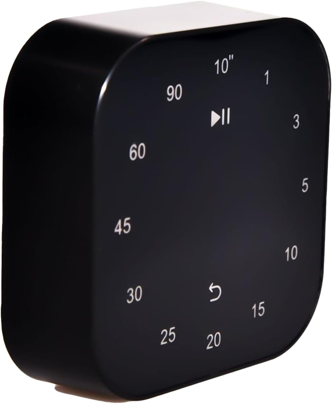 Magnetischer Touchscreen-timer, Einfach Zu Bedienendes Küchengerät, Geeignet Für Dunstabzugshauben Und Andere Metalloberflächen, Starker Abs-magnetstreifen, Schwarz.