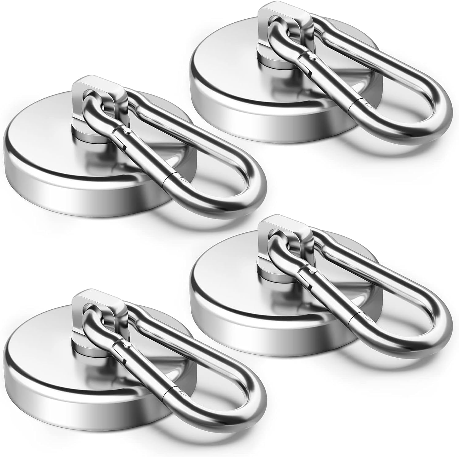 Magnetische Haken, 4er-pack, Um 360° Drehbare Magnetische Haken, Geeignet Für Sockelleistenhaken In Kühlschränken, Küchen, Garagen, Beim Camping Und Anderen Orten.