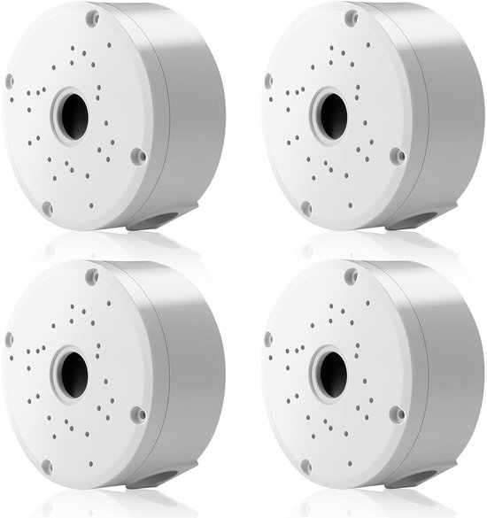 Kameraanschlussdose – Sichere Montagebox – Kabelverlegung – Wasserdicht – 4er-pack – Weiß
