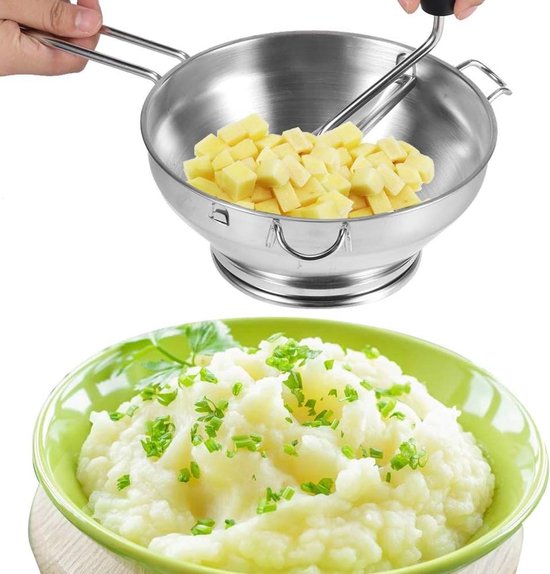 Manueller Standmixer, Perfekt Für Salate Und Gemüse, Aus Edelstahl, Leicht Zu Reinigen - Ideal Für Alle Konsistenzen.
