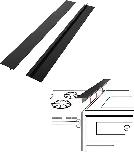 53,5 Cm Breite Silikon-dichtungsleiste Für Herd- Und Backofenfugen (plattenform)
