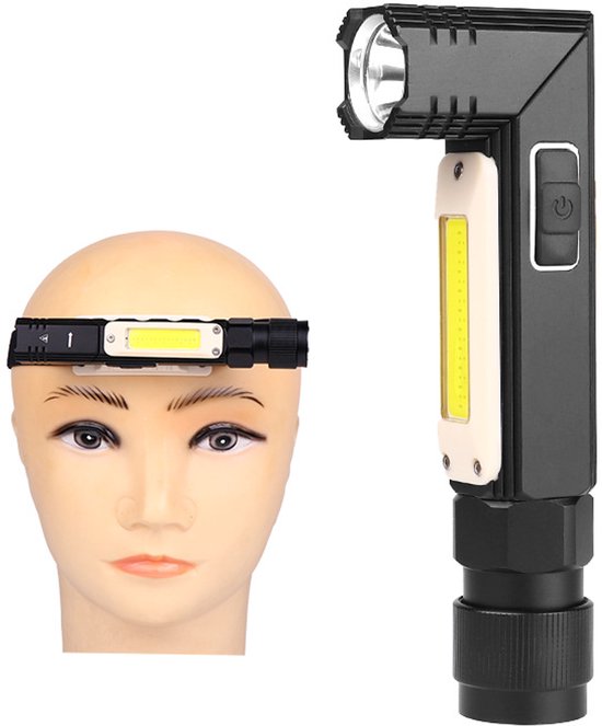Zwei Led-arbeitsleuchten, Wasserdicht, Cob-leds, Usb-aufladbar, Magnetische Rückseite, 5 Modi, Ultrahell, Großer Leuchtweitenbereich, Eine Große Und Eine Kleine Leuchte