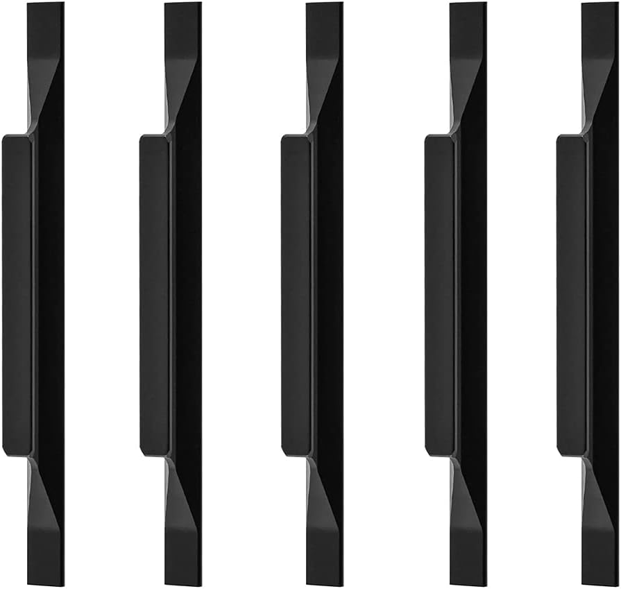 (10 Stück) Griffe Aus Aluminiumlegierung Im Europäischen Stil, Geeignet Für Küchenschränke Und Kleiderschränke, Gesamtlänge 160 Mm, Lochabstand 9 Mm.