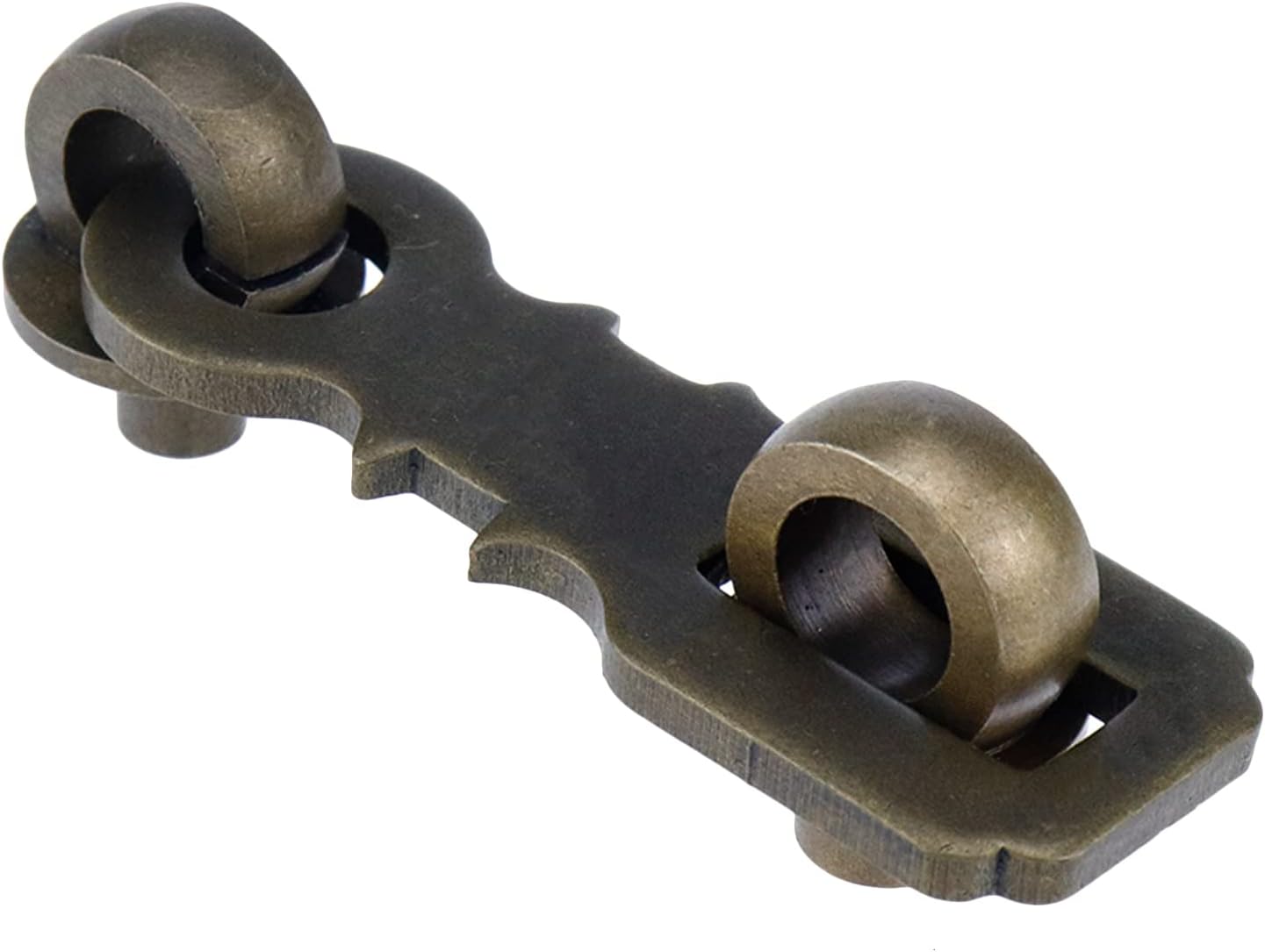 Türriegel Aus Messing, Antiker, Robuster Türriegel Aus Bronze Mit Schrauben, 6,5 Cm.