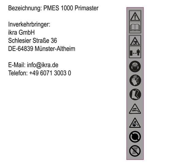Primaster - Elektro Sense pmes 1000 Rasentrimmer Freischneider Kantenschneider