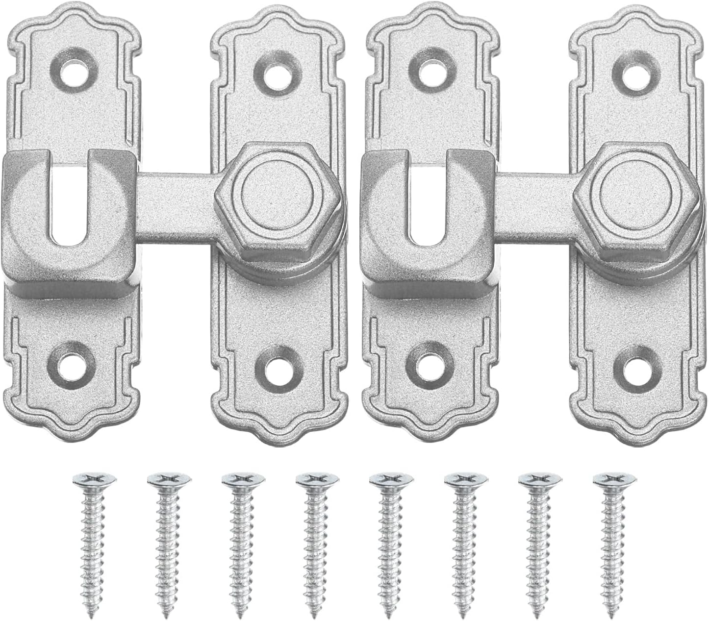 Zwei 90/180-grad-klappverriegelungen, Fensterverriegelungsbolzen Mit Schrauben