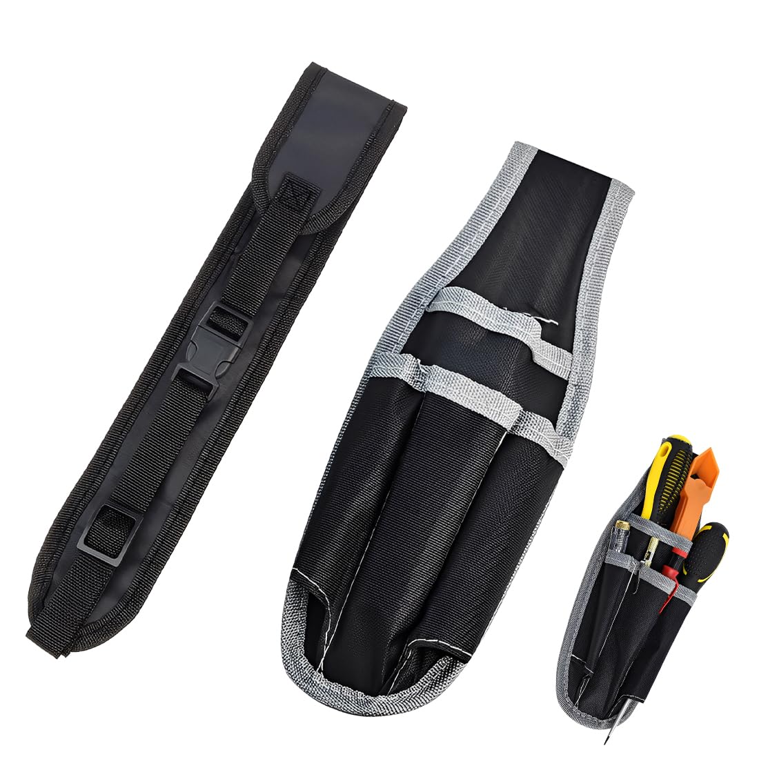 2-teiliges Werkzeugset, Gürtel, Kleiner Werkzeuggürtel, Gürteltasche, Werkzeuge, Handwerker, Werkzeugtasche, Gürteltasche, Elektriker, Schreinergürteltasche