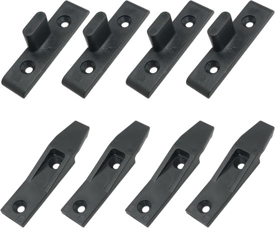 4-teiliges Steckwandpaneel-set Aus Massivholz Mit Römischen Säulen