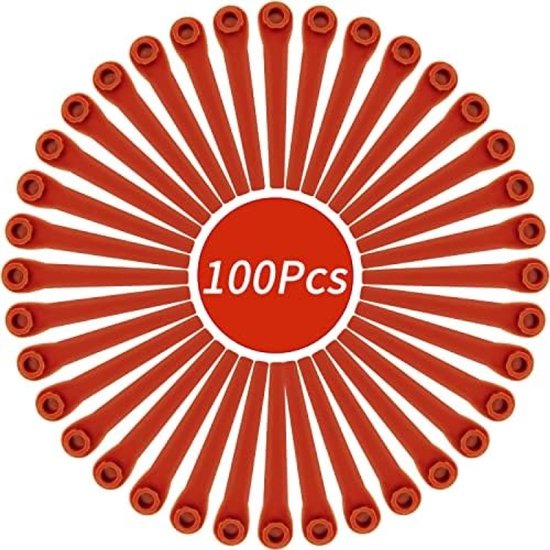 100 Kunststoffklingen, Passend Für Den Easycut 23/18v Rasentrimmer
