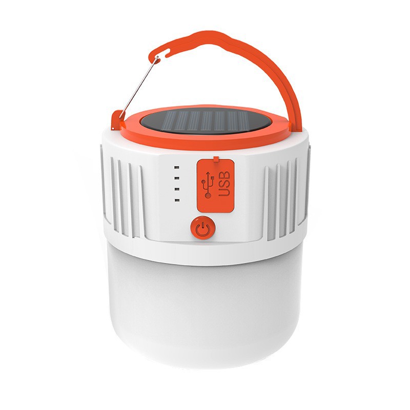 2 Led-campinglampen, Multifunktional Für Den Outdoor-einsatz, Solarbetrieben, Usb-aufladbar, Notbeleuchtung, Tragbare Lampe