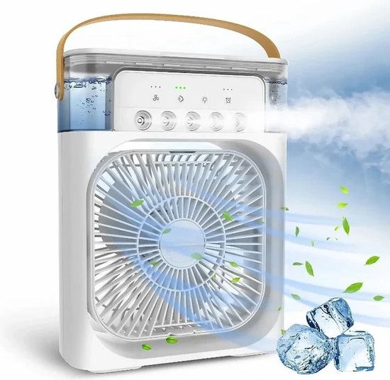 Sprühventilator Für Klimaanlagen, Tragbarer, Per Usb Aufladbarer Wasserkühler