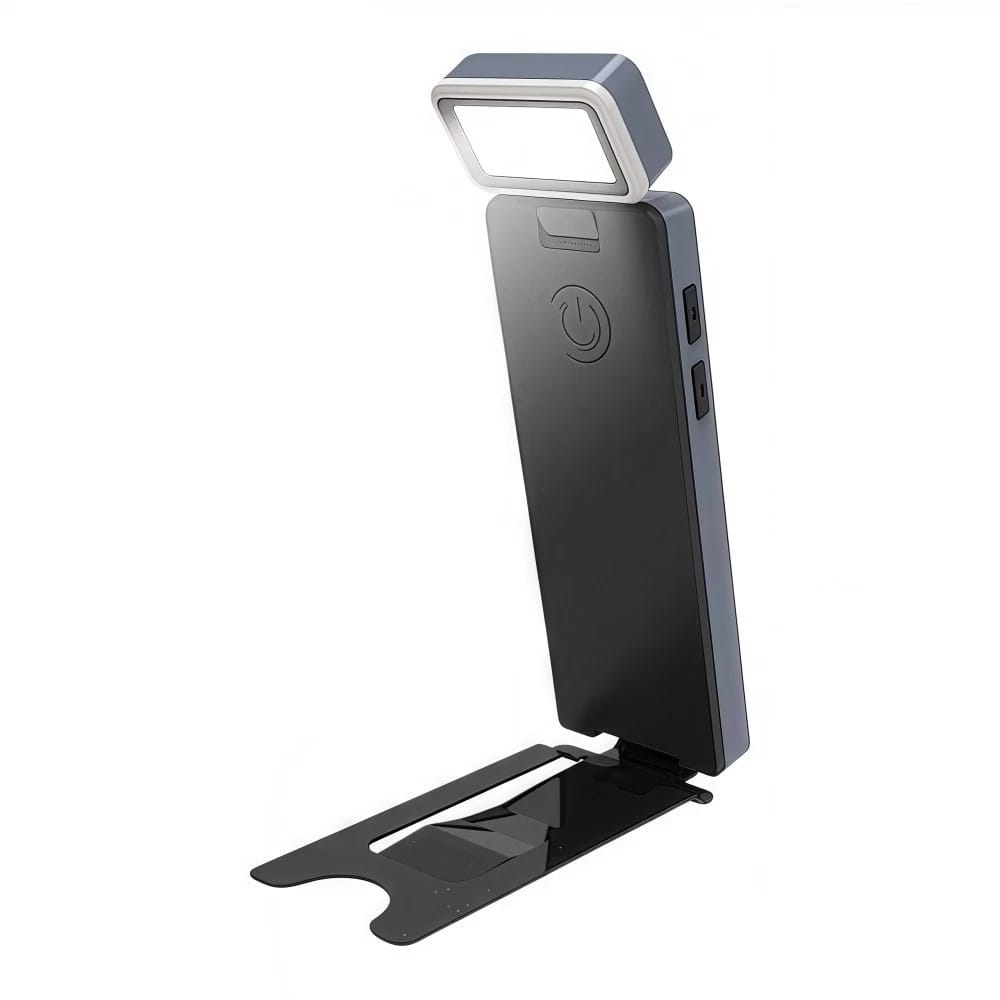 Led-mini-leseleuchte Zum Anklemmen, Augenschonende Buchklemme, Ideal Zum Lesen Am Bett – Schwarz