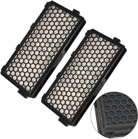 Filter Für Miele Classic Compact C1 Complete C2/c3 Staubsauger – 2-teiliges Set – 18,5 X 8,5 X 2,8 Cm