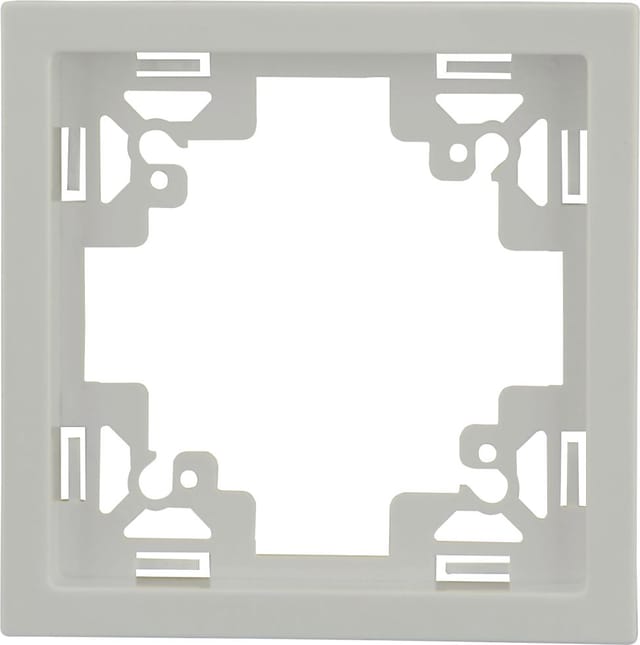 Abdeckrahmen 1f SaoPaulo S902 ultraweiß Rahmen Blende - Unitec