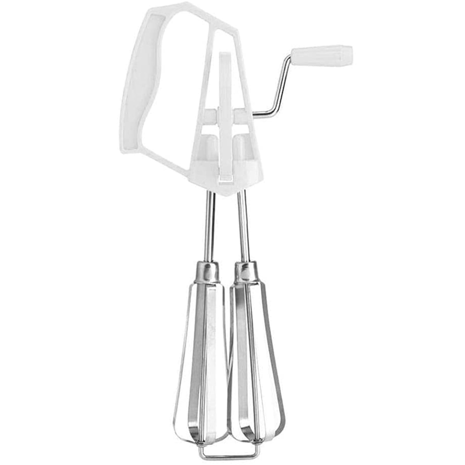 Schneebesen, Handrührgerät, Edelstahl-schneebesen, Handkurbel-küchenutensil (weiß)