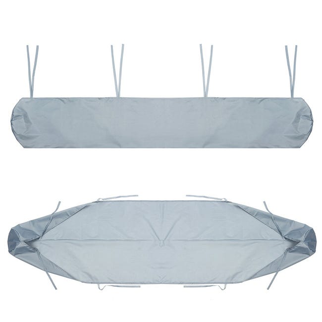 Schutzhülle Für 3-meter-sonnenschutz (grau), Staubschutzhülle Für Terrassen-sonnenschutz, Schwarze Aufbewahrungshülle Für Terrasse Und Garten