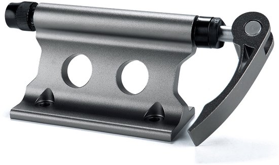 Schnellspann-fahrradgabelhalterung – Gepäckträger Aus Aluminium – Fahrradhalterung – Für Gepäckaufbewahrung Und Transport – 16,5 X 4 X 5,9 Cm – Grau