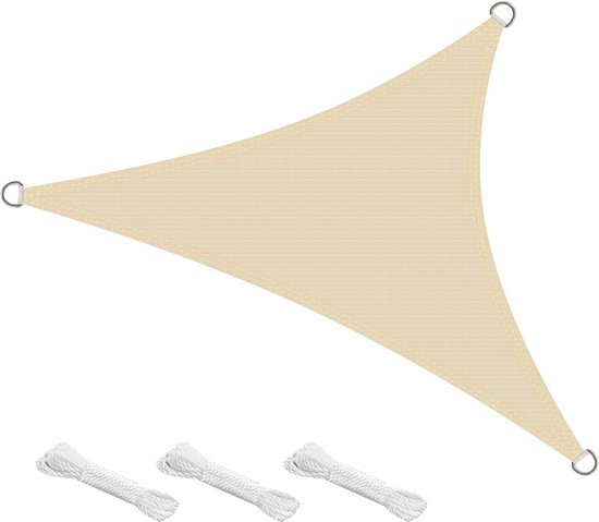 Sonnenschutz - 4 M X 4 M X 4 M - Dreieckig - Sonnenschutz Für Terrasse - Schattierungstuch Für Den Außenbereich - Sonnenschutz - Wasserdichte Sonnenschutzsysteme Für Den Außenbereich - Für Terrasse, G